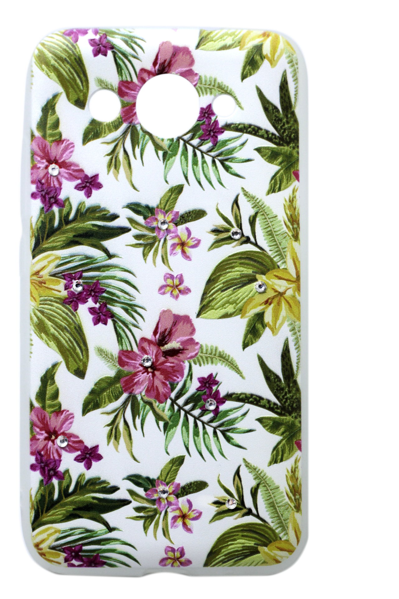 Накладка "Прованс" для Huawei Y3 2017 (CRO-U00) tropical flower (силікон)-0